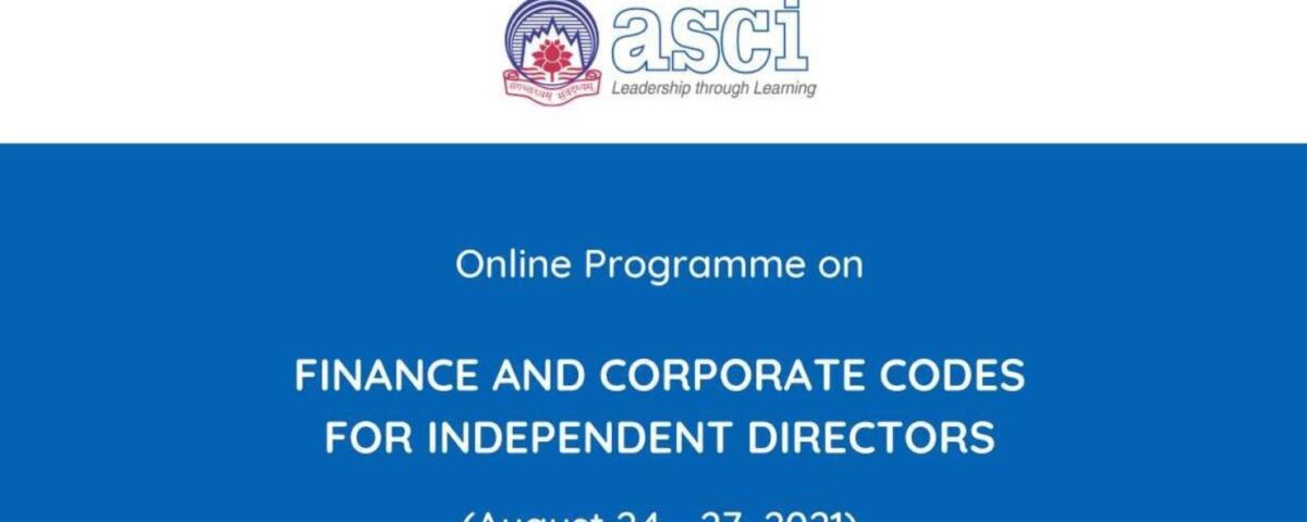 AIDI - ASCI - Independent Director Course