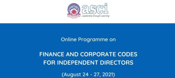 AIDI - ASCI - Independent Director Course